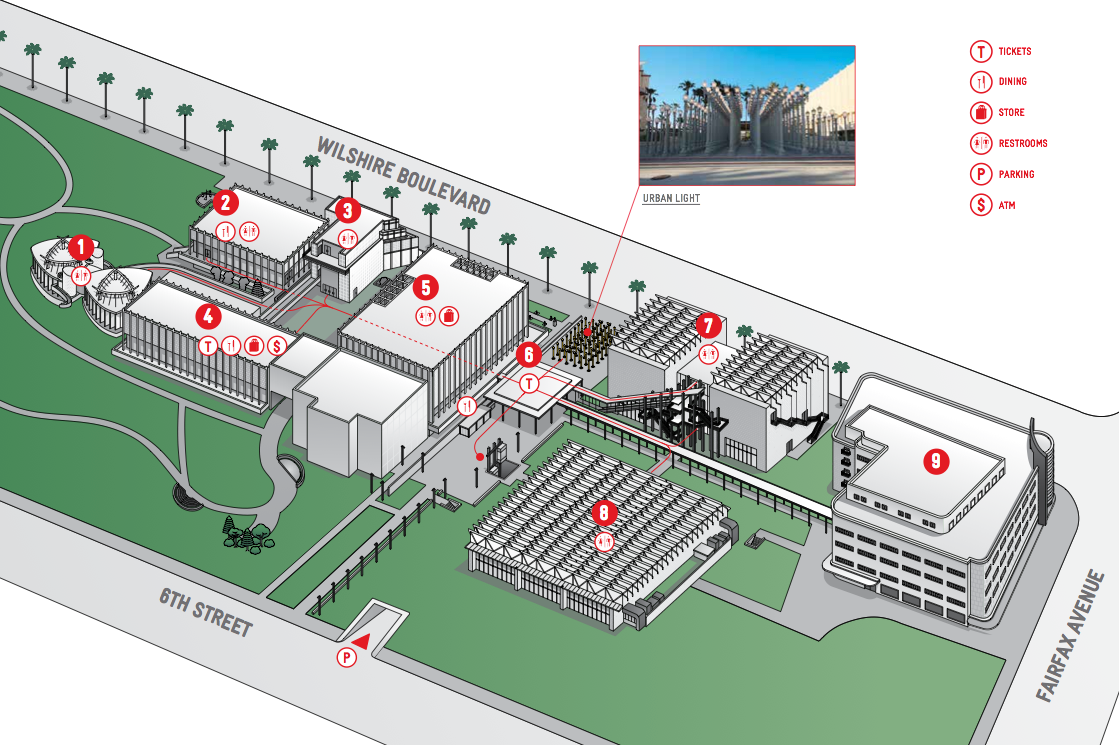 Campus Map LACMA